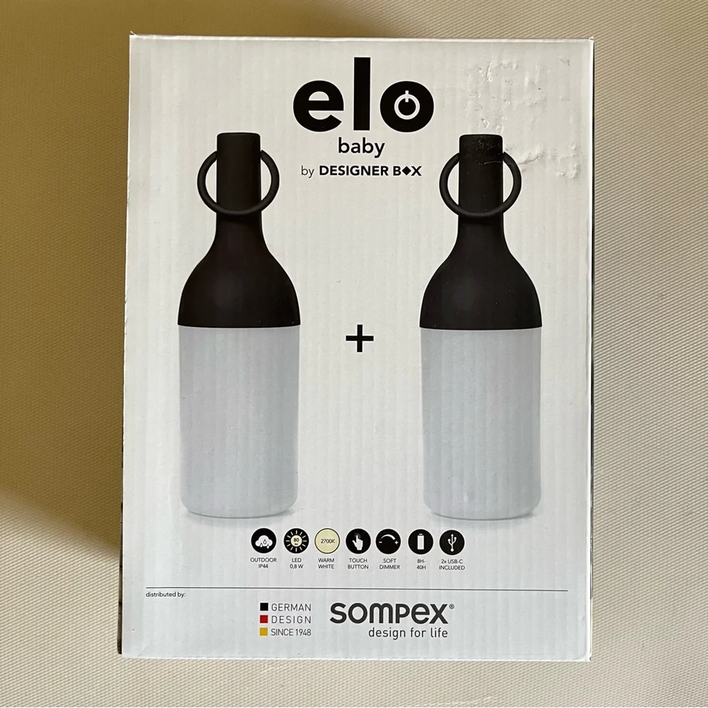 2 Elo Baby DesignerBox LED Rechargeable Lamps